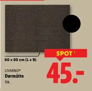 Lidl Dørmåtte tilbud