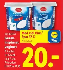 Lidl Græskinspireret yoghurt tilbud