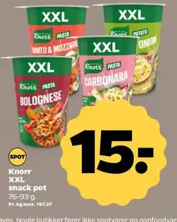 Netto Knorr XXL snack pot tilbud