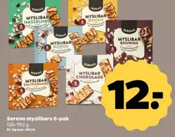 Netto Sereno myslibars 6-pak tilbud