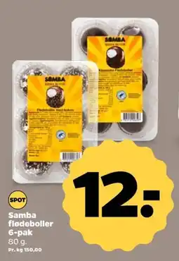 Netto Samba flødeboller 6-pak tilbud