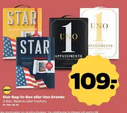 Netto Star Bag-in-Box eller Uno Grande tilbud