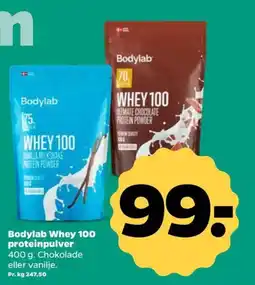 Netto Bodylab Whey 100 proteinpulver tilbud