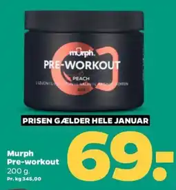 Netto Murph Pre-workout tilbud