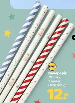 Netto Spot gavepapir tilbud