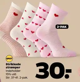 Netto SPOT Strikkede strømper tilbud