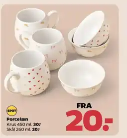 Netto Spot porcelæn tilbud