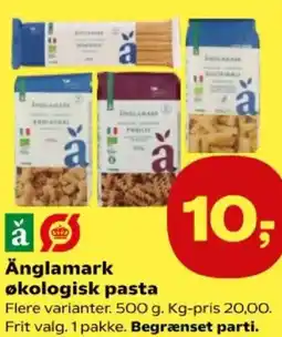 Kvickly Änglamark økologisk pasta tilbud