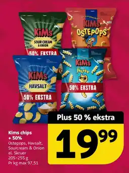 Løvbjerg Kims chips+ 50% tilbud