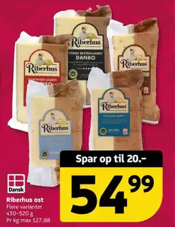 Løvbjerg Dansk Riberhus ost tilbud