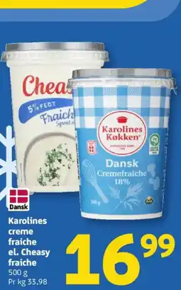 Løvbjerg Dansk Karolines creme fraiche el. Cheasy fraiche tilbud