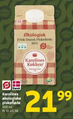 Løvbjerg Dansk Karolines økologiske piskefløde tilbud