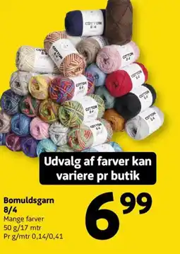 Løvbjerg Bomuldsgarn 8/4 tilbud