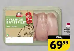 Løvbjerg Dansk kyllinge- brystfilet Rose tilbud