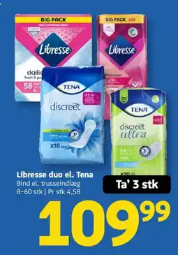 Løvbjerg Libresse duo el. Tena tilbud