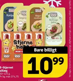 Løvbjerg 3-Stjernet pålæg tilbud