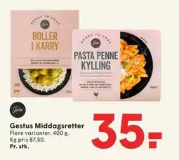 SPAR Gestus Middagsretter tilbud