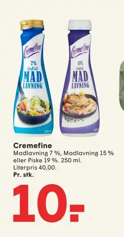 SPAR Cremefine tilbud