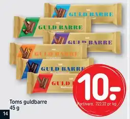 REMA 1000 Toms guldbarre 45 g tilbud