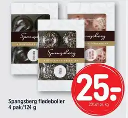 REMA 1000 Spangsberg flødeboller 4 pak/124 g tilbud