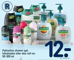 REMA 1000 Palmolive shower gel, håndsæbe eller deo roll-on 50-300 ml tilbud