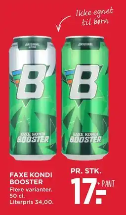MENY FAXE KONDI BOOSTER tilbud