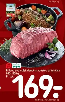 REMA 1000 Friland økologisk dansk grydesteg af tykkam tilbud