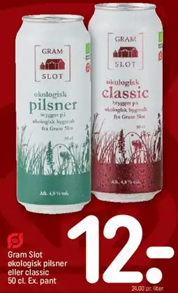 REMA 1000 Gram Slot økologisk pilsner / classic tilbud