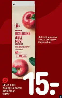 REMA 1000 REMA 1000 Økologisk æblemost tilbud