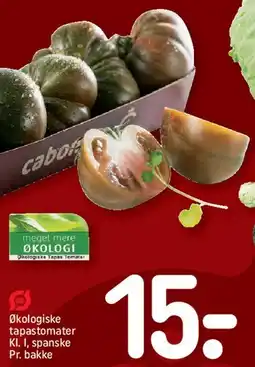 REMA 1000 Økologiske tomater (tapas tomater) tilbud