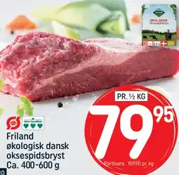 REMA 1000 Friland økologisk dansk oksespidsbryst tilbud