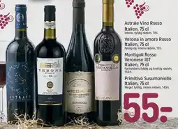 REMA 1000 Assorted Italian red wines, 75 cl tilbud