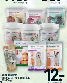 REMA 1000 Excellent Pet snacks til hund eller kat tilbud