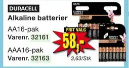 Harald Nyborg Alkaline batterier tilbud