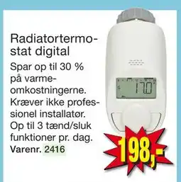 Harald Nyborg Radiatortermostat digital tilbud