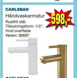 Harald Nyborg Håndvaskarmatur tilbud