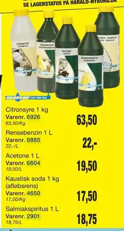 Harald Nyborg Acetone 1 L tilbud