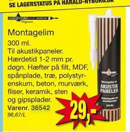 Harald Nyborg Montagelim tilbud