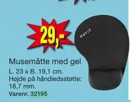 Harald Nyborg Musemåtte med gel tilbud