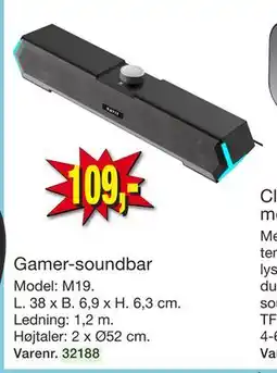 Harald Nyborg Gamer-soundbar tilbud