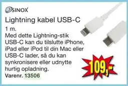 Harald Nyborg Lightning kabel USB-C tilbud