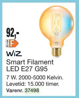 Harald Nyborg Smart Filament LED E27 G95 tilbud