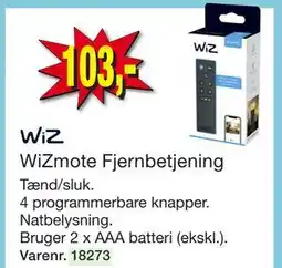 Harald Nyborg WiZmote Fjernbetjening tilbud