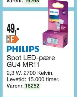 Harald Nyborg Spot LED-pære GU4 MR11 tilbud