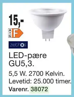 Harald Nyborg LED-pære GU5,3 tilbud