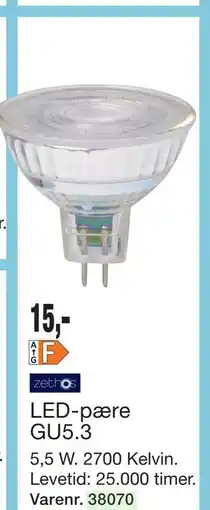 Harald Nyborg LED-pære GU5.3 tilbud