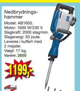 Harald Nyborg Nedbrydningshammer tilbud