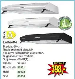 Harald Nyborg Emhætte tilbud