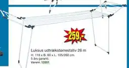 Harald Nyborg Luksus udtrækstørrestativ 26 m tilbud