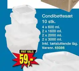 Harald Nyborg Condibøttesæt 10 stk tilbud